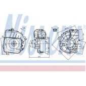 Вентилятор салона NISSENS 87084