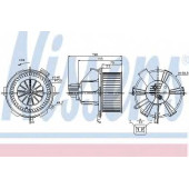 Вентилятор салона NISSENS 87085