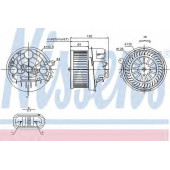 Вентилятор салона NISSENS 87091