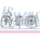 Вентилятор салона NISSENS 87100