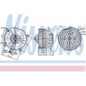 Вентилятор салона NISSENS 87103