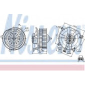 Вентилятор салона NISSENS 87104