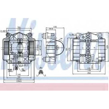 Вентилятор салона NISSENS 87110