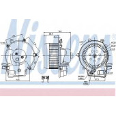 Вентилятор салона NISSENS 87111