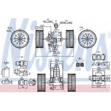 Вентилятор салона NISSENS 87117