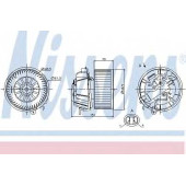 Вентилятор салона NISSENS 87127