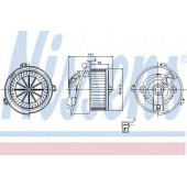 Вентилятор салона NISSENS 87129