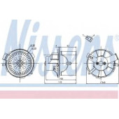 Вентилятор салона NISSENS 87138