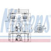 Вентилятор салона NISSENS 87141