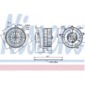 Вентилятор салона NISSENS 87152