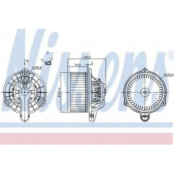 Вентилятор салона NISSENS 87162