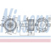 Вентилятор салона NISSENS 87180