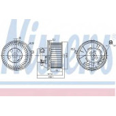Вентилятор салона NISSENS 87187