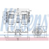 Вентилятор салона NISSENS 87190