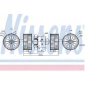 Вентилятор салона NISSENS 87191