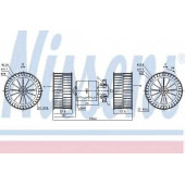 Вентилятор салона NISSENS 87192