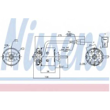 Вентилятор салона NISSENS 87195