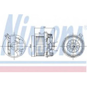 Вентилятор салона NISSENS 87209