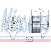 Вентилятор салона NISSENS 87221