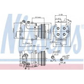 Компрессор кондиционера для HONDA ACCORD(CF, CK,CE,CG), CIVIC(EP, EV,EM2,ES,EU), PRELUDE(BB) <b>NISSENS 89233</b>