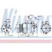 Компрессор кондиционера для HONDA CR(RE) <b>NISSENS 89245</b>