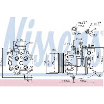 Компрессор кондиционера для HONDA CR(RE) <b>NISSENS 89247</b>