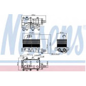 Масляный радиатор АКПП NISSENS 90673