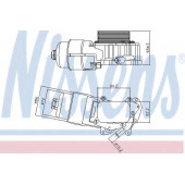 Масляный радиатор масла двигателя NISSENS 90703