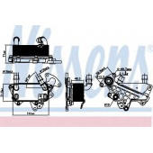 Масляный радиатор АКПП NISSENS 90732