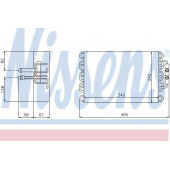 Испаритель кондиционера NISSENS 92063