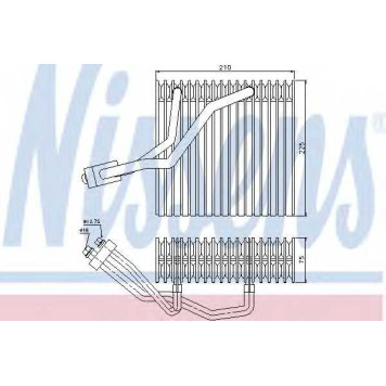 Испаритель кондиционера NISSENS 92176