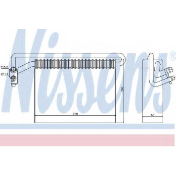 Испаритель кондиционера NISSENS 92177