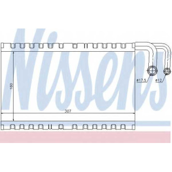 Испаритель кондиционера NISSENS 92235