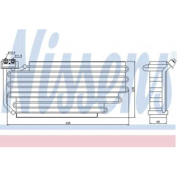 Испаритель кондиционера NISSENS 92290