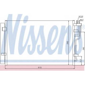 Конденсатор кондиционера NISSENS 940006