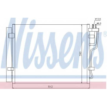 Конденсатор кондиционера NISSENS 940007