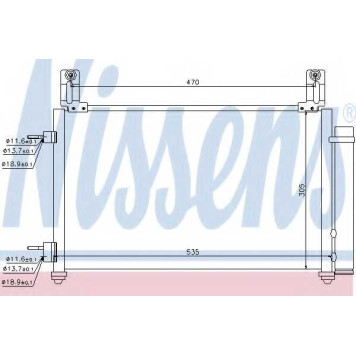 Конденсатор кондиционера NISSENS 940009