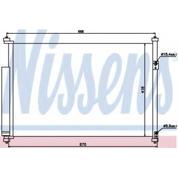 Конденсатор кондиционера NISSENS 940012