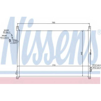 Конденсатор кондиционера NISSENS 940014
