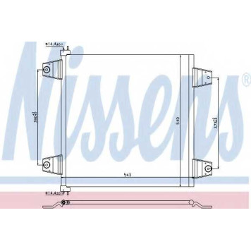 Конденсатор кондиционера NISSENS 940031