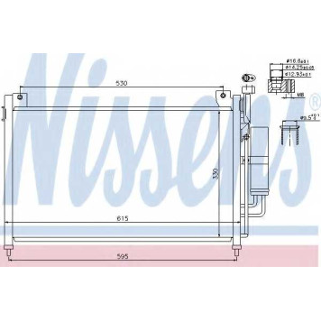 Конденсатор кондиционера NISSENS 940033