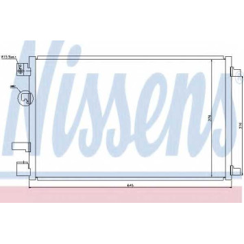 Конденсатор кондиционера NISSENS 940040