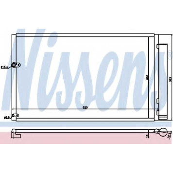 Конденсатор кондиционера NISSENS 940047