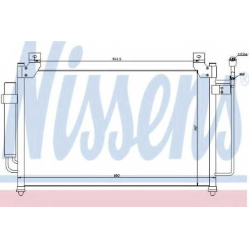 Конденсатор кондиционера NISSENS 940049