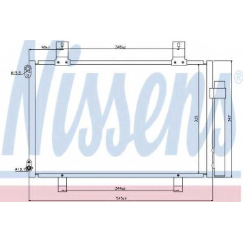 Конденсатор кондиционера NISSENS 940057