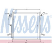 Конденсатор кондиционера NISSENS 940068