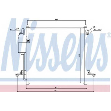 Конденсатор кондиционера NISSENS 940068