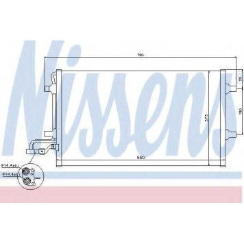Конденсатор кондиционера NISSENS 940086