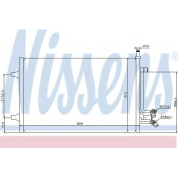 Конденсатор кондиционера NISSENS 940097