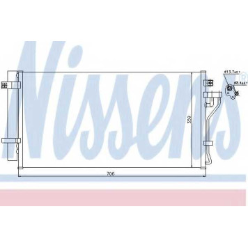 Конденсатор кондиционера NISSENS 940099